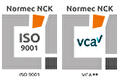 Certificaten ISO 9001 en VCA van Normec NCK